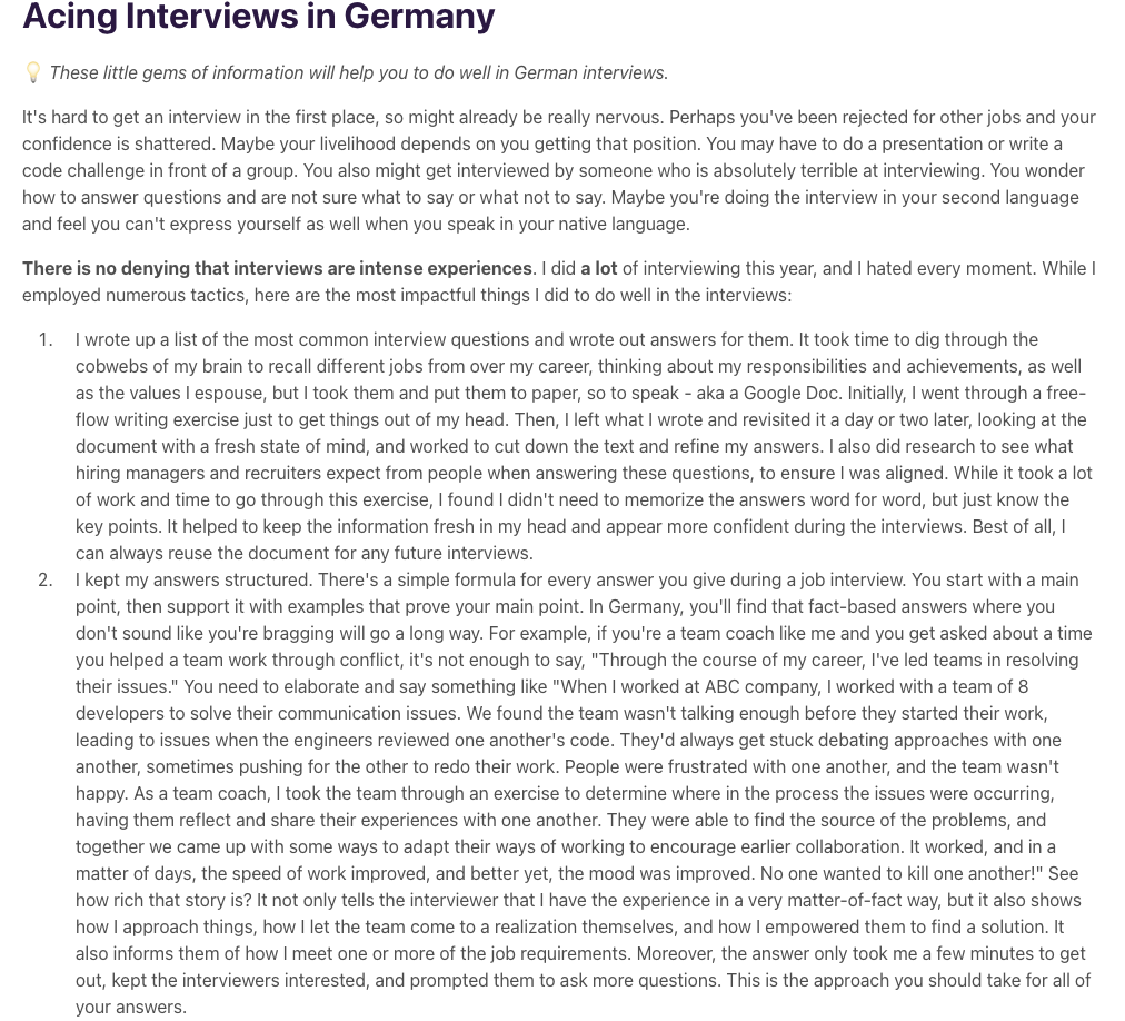 Acing Interviews in Germany - The Berlin Life