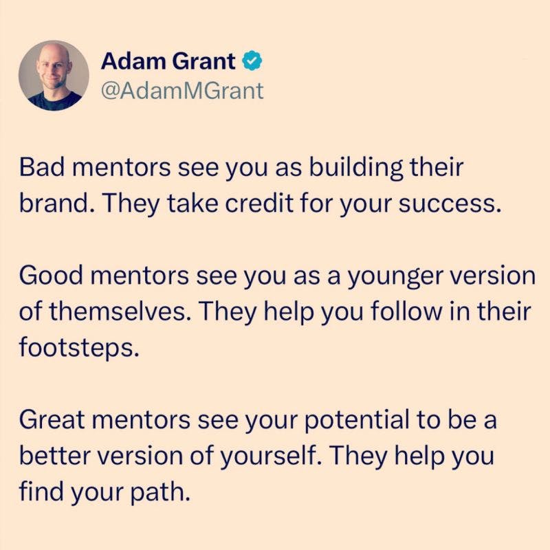 Adam Grant Mentors