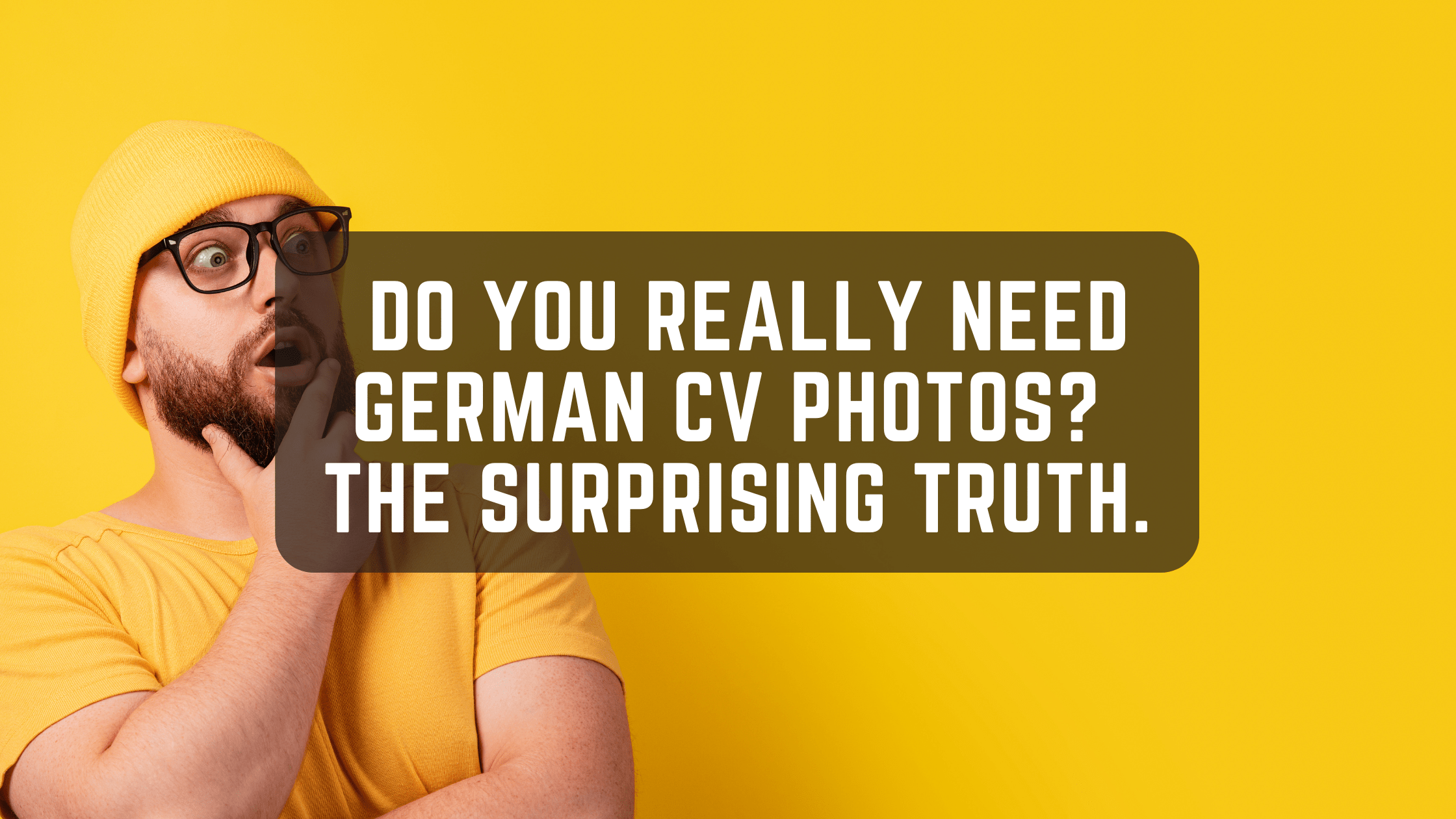 Do You Really Need German CV Photos? The Surprising Truth.