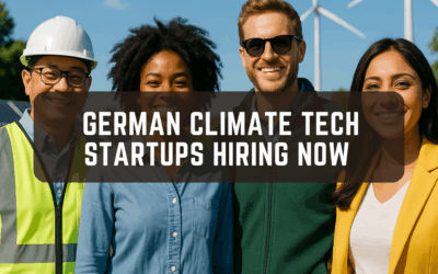 German Climate Tech Startups Hiring Now
