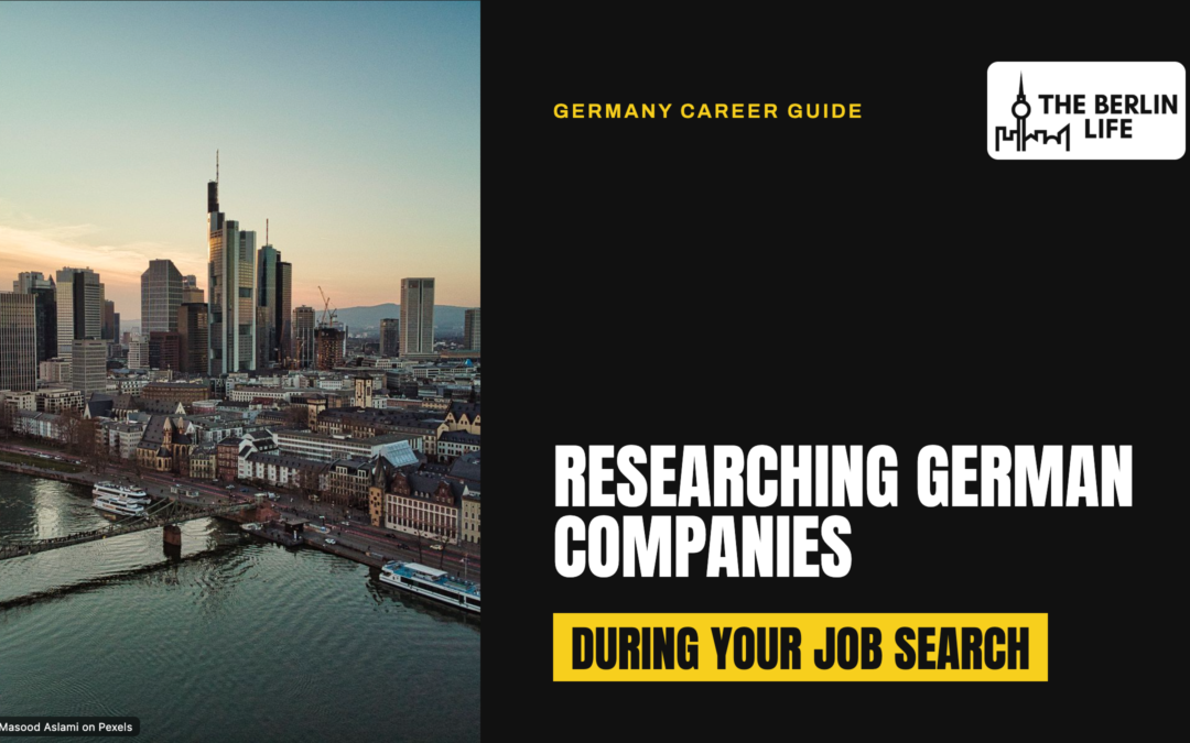 Researching German Companies During Your Job Search